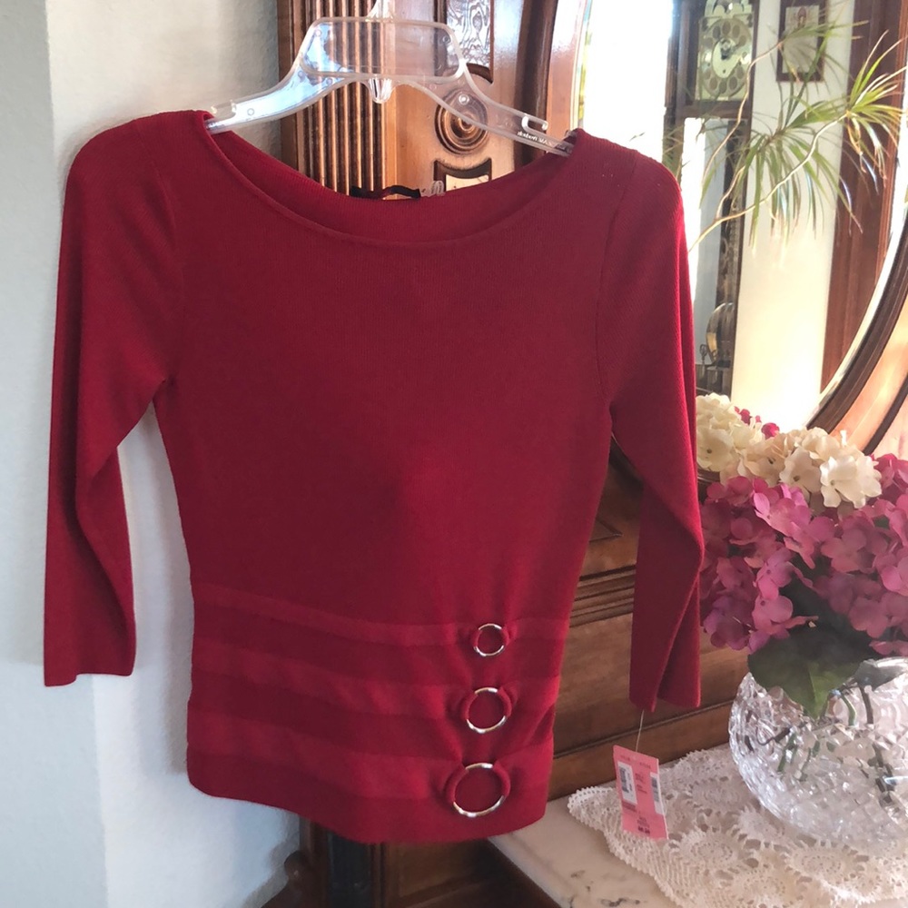 NWT - Cyrus embellished blouse.